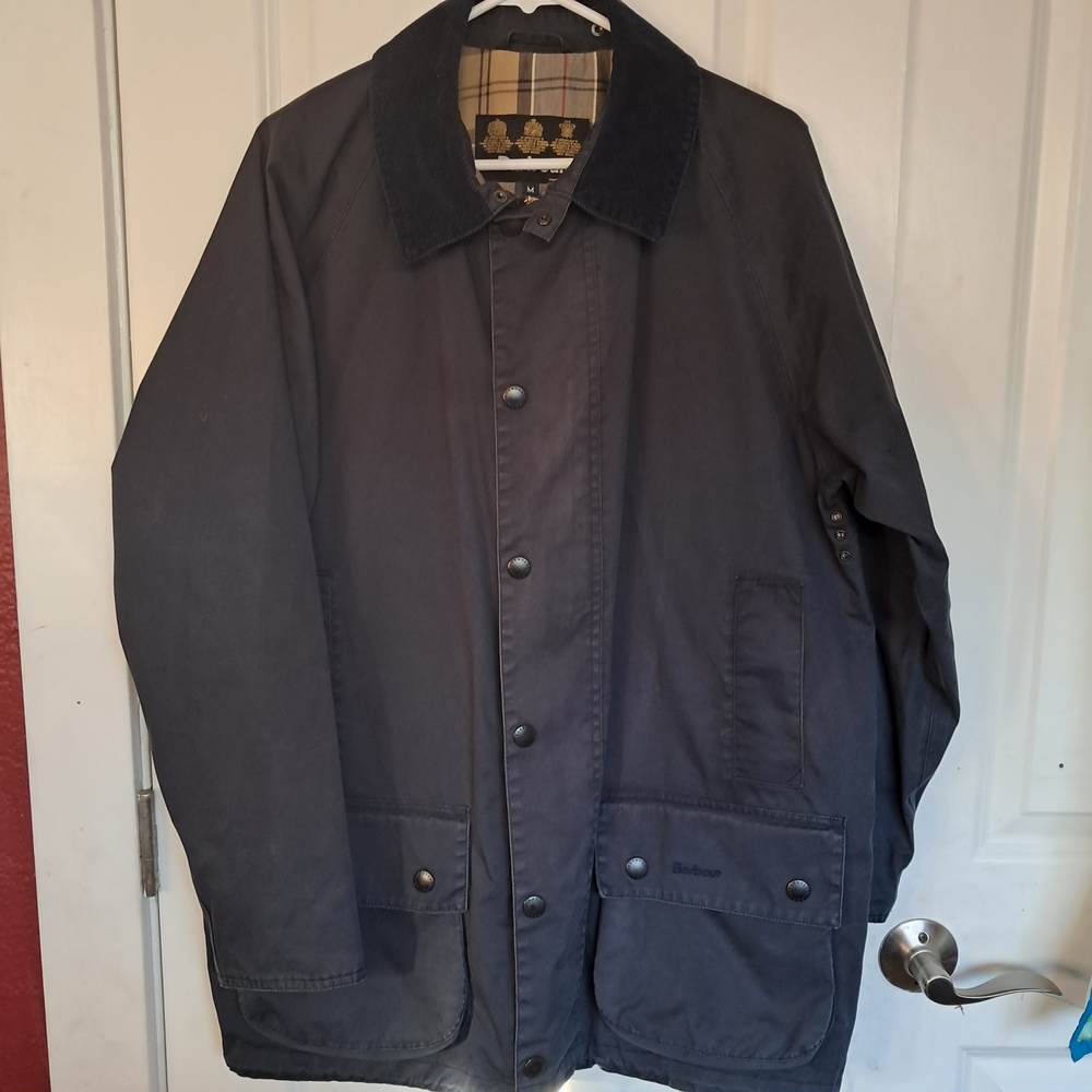 Barbour Dark Blue Military Field Jacket